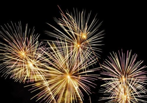 Start of fireworks finale more in my gallery